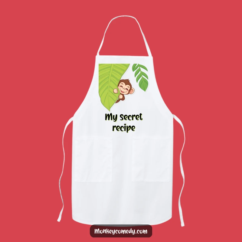 Funny Monkey Apron: Jungle Fun with a Playful Wink