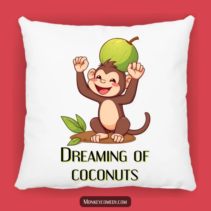 Funny Monkey Coconut Pillow: Snuggle Up with This Hilarious Balanced Friend, the Ultimate Funny Gift