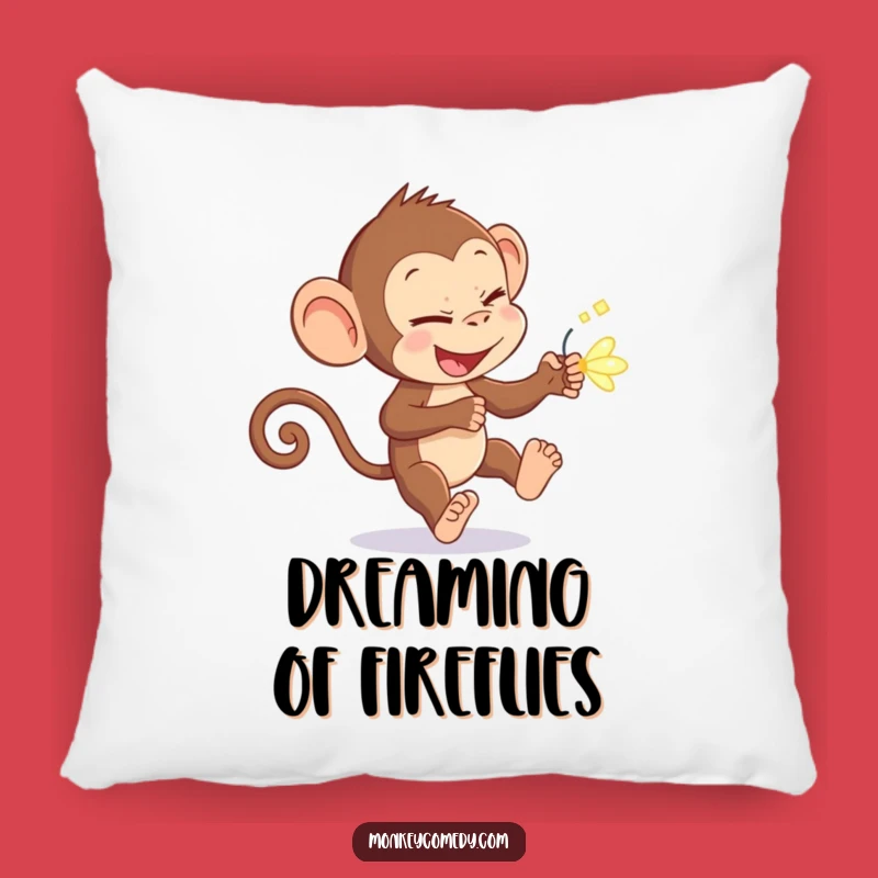 Funny Monkey Firefly Pillow: Cozy Up with This Hilarious Primate's Chase