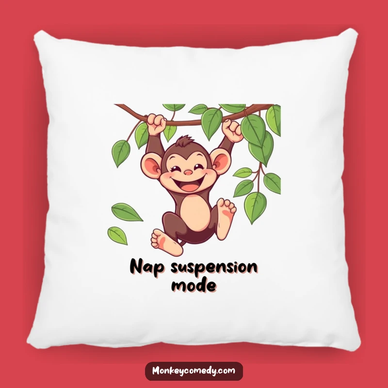 Funny Monkey Pillow: Cozy Swinging Primate Comfort Gift