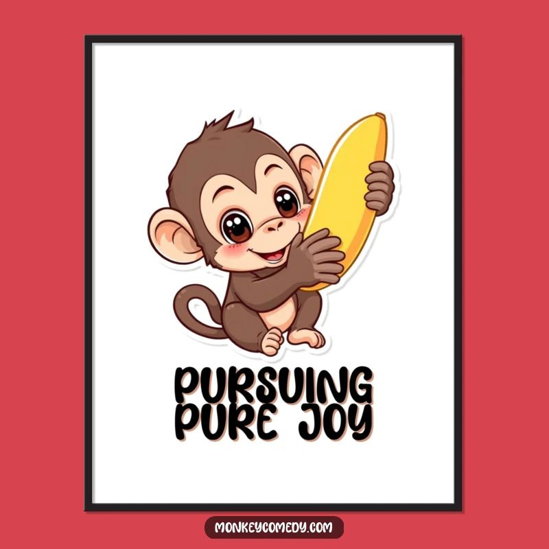 Funny Curious Monkey Digital Art: Instant Desire and Humor Download