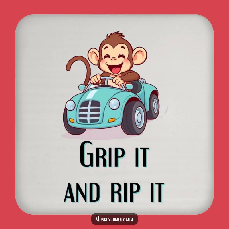 Funny Monkey Toy Car Race Coaster: Protect Surfaces with Primate Speed!
