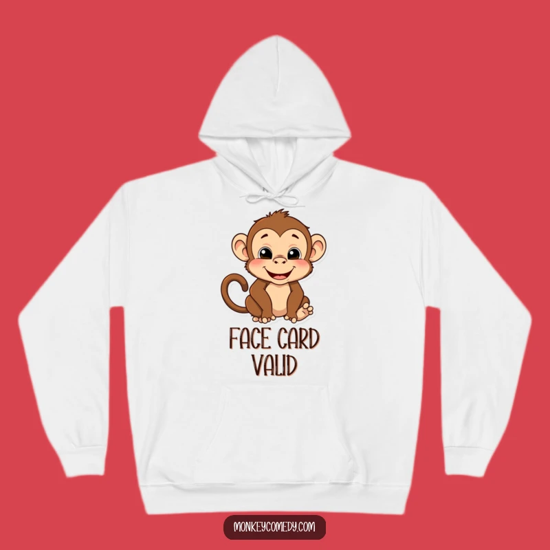 Funny Monkey Face Hoodie: Cozy Up with Hilarious Primate Shenanigans