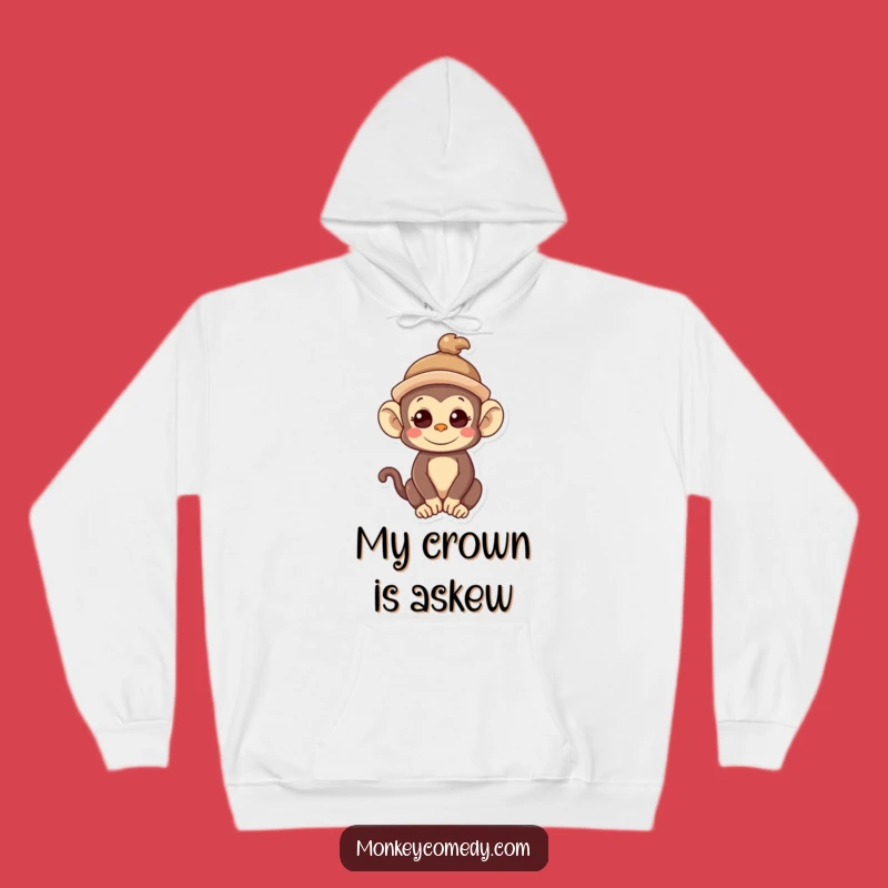 Funny Kawaii Monkey Hat Hoodie - Cozy Quirky Comfort, Adorable Hilarious Gift!