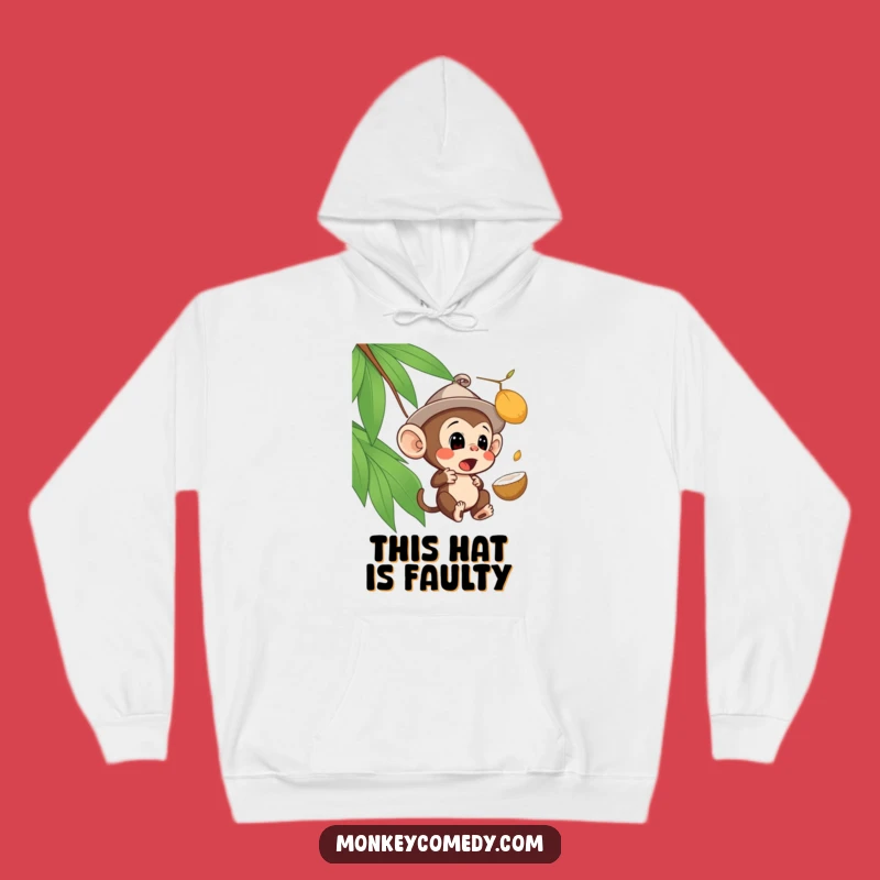 Cozy Funny Surprised Monkey Hoodie: Warmth for Your Startled Moments
