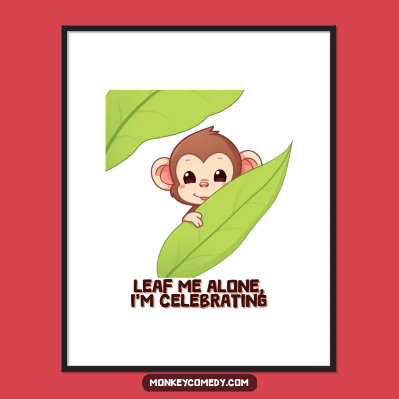 Funny Free Printable Wall Art: Monkey Peek, Whimsical Jungle Decor!