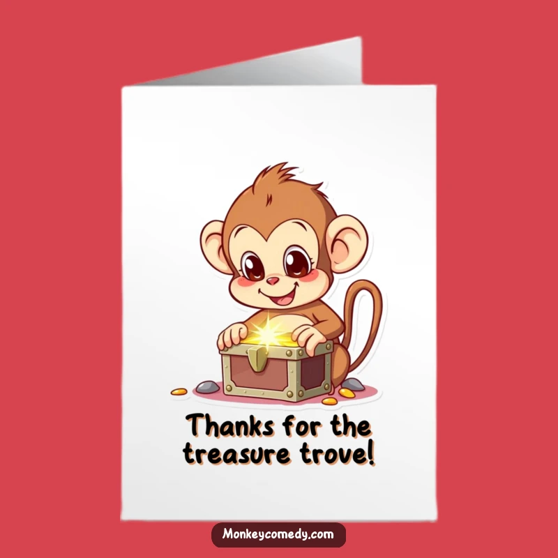 Free Printable Thank You Card: Monkey's Bounty - Thoughtful Downloadable Gift!