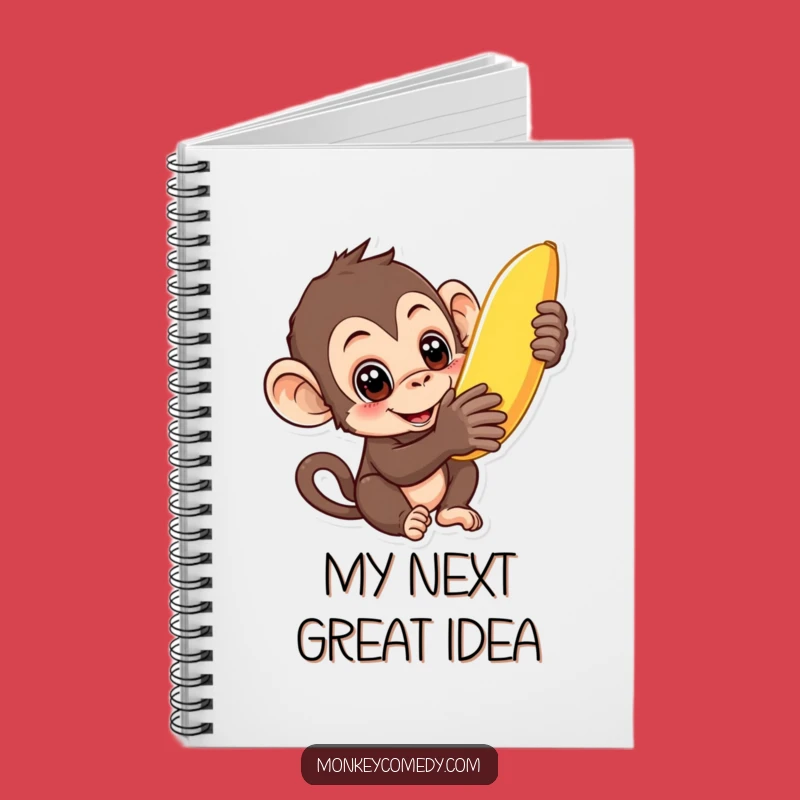 Funny Curious Monkey Notebook: Jot Down Your Delicious Ideas