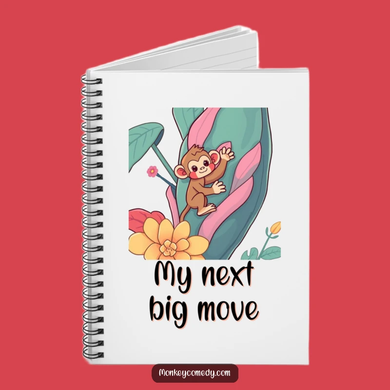 Funny Kawaii Monkey Plant Journal - Hilarious Notebook for Notes and Doodles