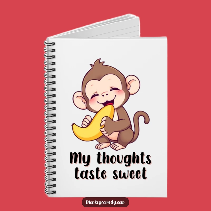 Funny Monkey Banana Bliss Notebook: Jot Down Ideas in Primate Joy