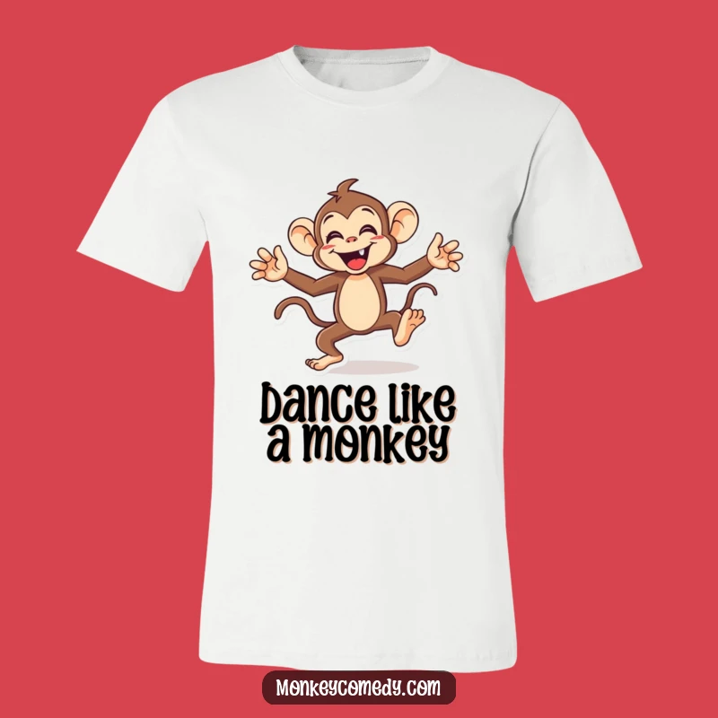 Funny Monkey Dance T-Shirt - Energetic Moves, Hilarious Gift for Movers