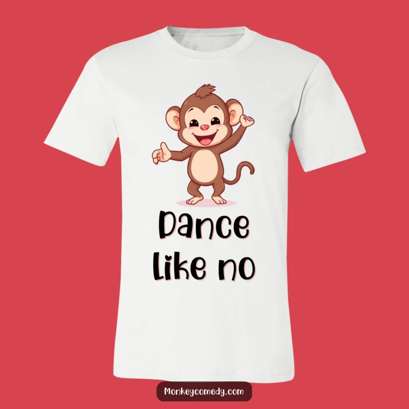 Funny Dancing Monkey T-Shirt - Comical Primate Apparel for Fun Lovers