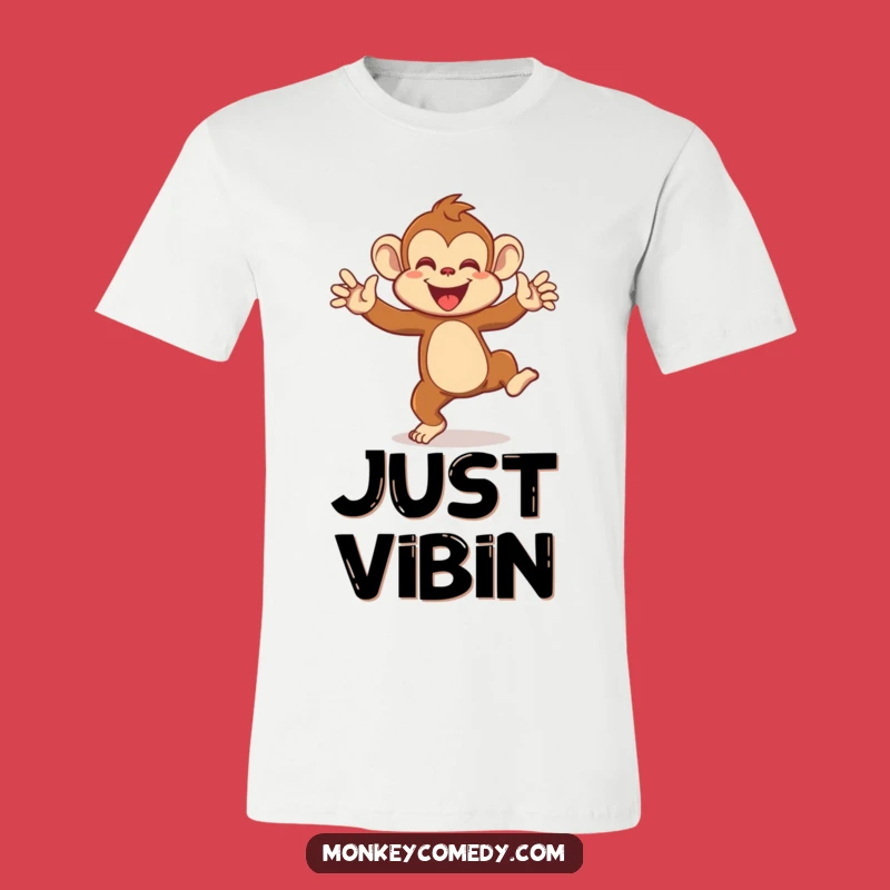 Funny Monkey Dance T-Shirt: Express Your Silly Side with this Hilarious Primate Tee