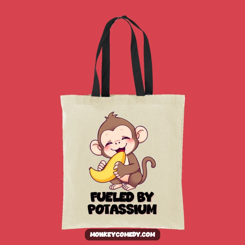 Funny Monkey Banana Bliss Tote Bag: Carry Your Happiness & Snacks in Style