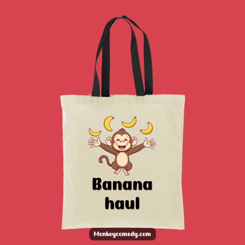 Funny Monkey Tote Bag - Hilarious Banana Juggling for Everyday Carry