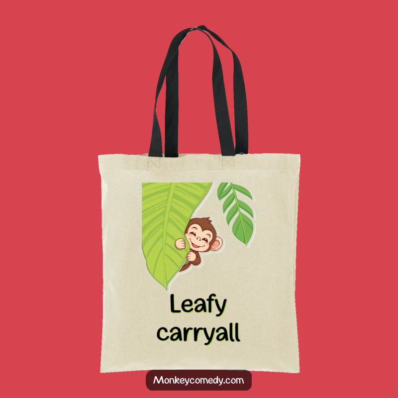 Jungle Monkey Tote Bag: Carry Your Goods with a Playful Wink